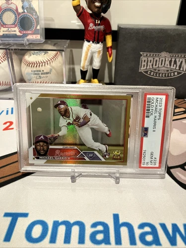 2023 Topps #226 Michael Harris Gold Foil Rookie (RC) PSA 10