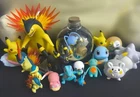 Pokemon 16 Figure Set Terrarium Included Used Ready to Use Collectible Toys