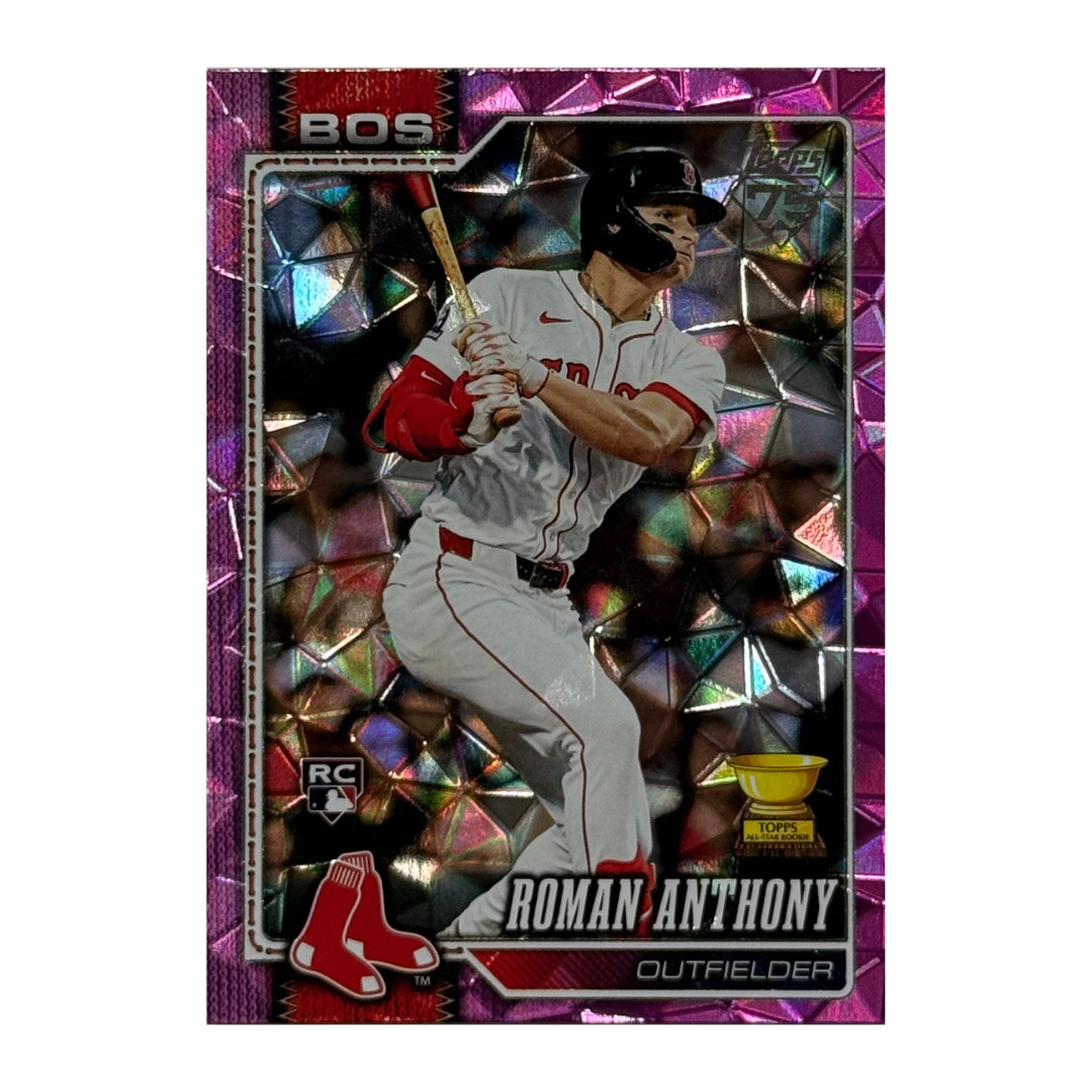 Roman Anthony 2026 Topps #189 Pink Diamante Foil Rookie