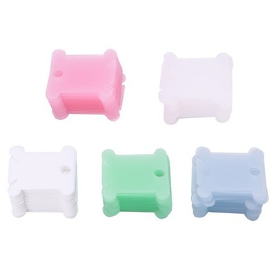 Crucifix Thread Bobbins 100Pcs/Bag Multicolored Thread Organizer Set