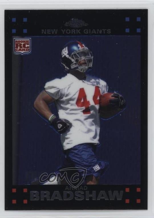 2007 Topps Chrome Ahmad Bradshaw #TC195 Rookie RC 17ec