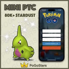 Pokémon PTC GO - Shiny Larvitar - 80K Stardust✨Read Description✨