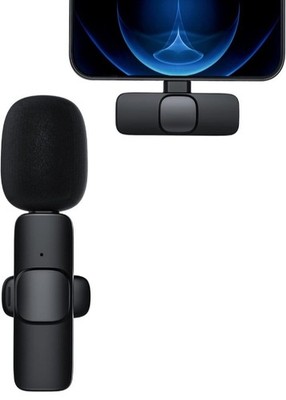 Lavalier Microphone Wireless Audio Video Recording Mini Mic For Android/iPhone 