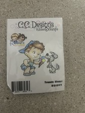 C.C. DESIGNS | RB1043 SUMMER HENRY | Rubber Stamp