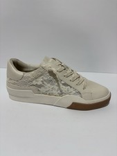 Dolce Vita Women  s Harryson Lace-Up Sneakers Cream, Size 10 M