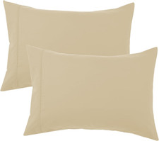 Queen Pillow Cases Set of 2, Ultra Soft Wrinkle-Free Microfiber Pillow Covers wi