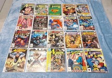 Action Comics Copper Age Modern Age Lot Of 20 DC Comics Free Shipping! Superman