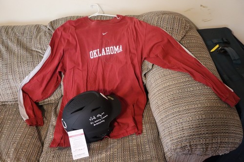 Oklahoma Sooners NATTY CHAMP #19 NICOLE MAY SOFTBALLHELM 2X NATTY CHAMPS