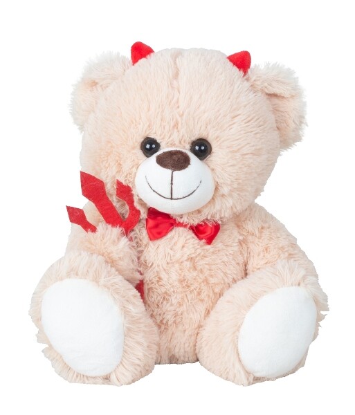 Personalisiertes Plüsch-Herz – Teddybär Mit Individuellem Text Oder Foto (20 Cm)