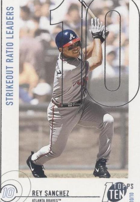 2002 Topps Ten - Rey Sanchez #101 - 1 of 1