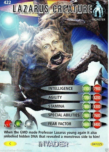 INVADER DOCTOR WHO CARDS BASE / BASIC 377 TO 599 BATTLES IN TIME CHOOSE - Picture 52 of 195