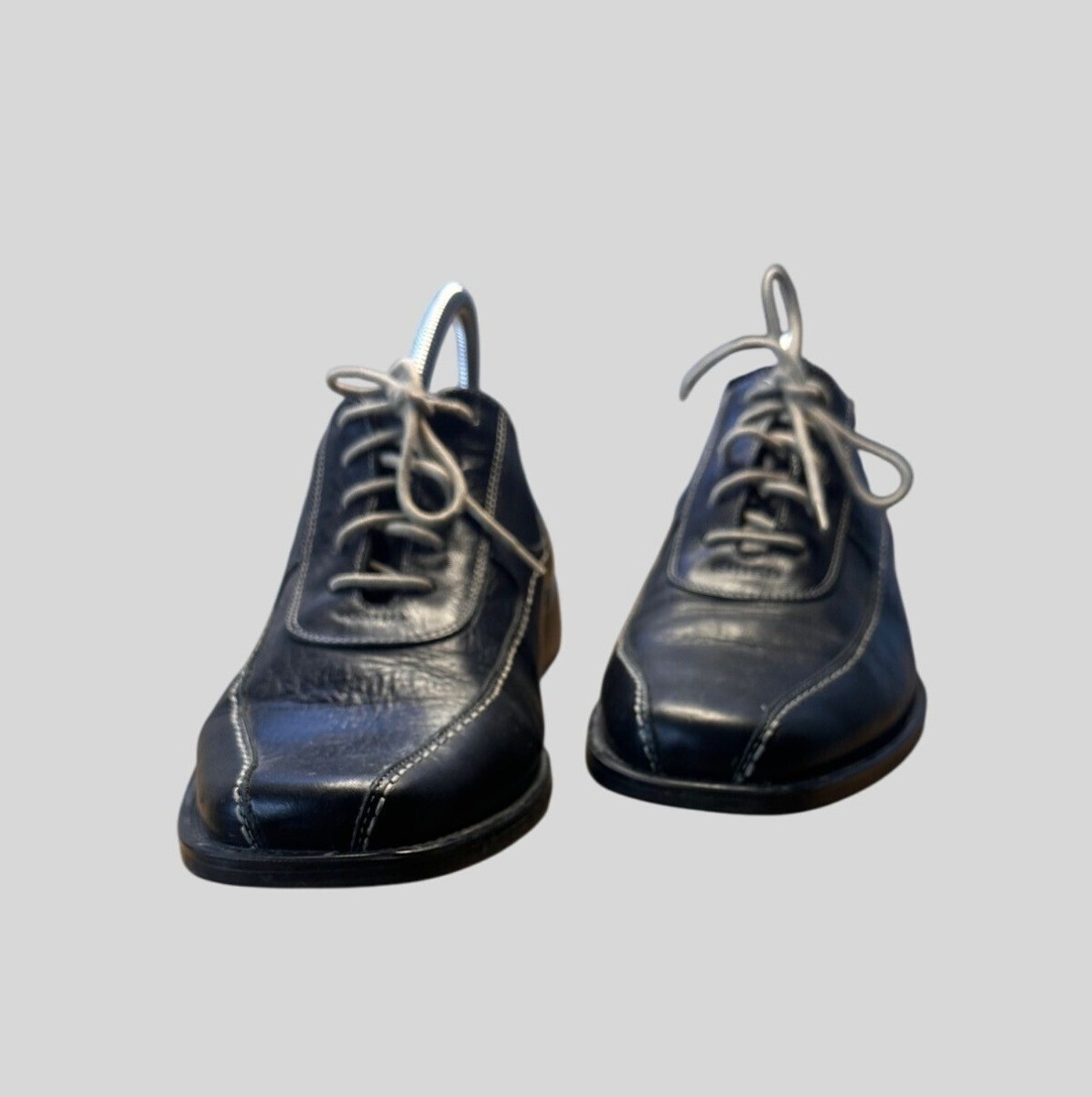 Johnston Murphy Professional Mens Black Leather Lace Up  display picture 2