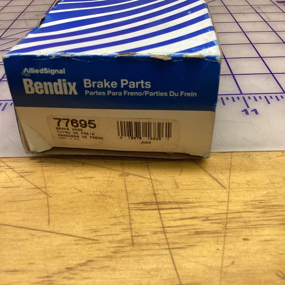 Allied Signal Bendix Brake Parts Brake Hose #77695 - Image 3 of 4