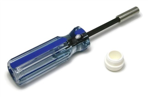 Magnetic Multi Bit Screwdriver with Acetate Bit Storage Handle - Picture 2 of 4