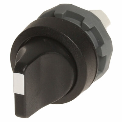 ABB CombiLine Wahlschalter-Vorsatz M3SS1-10B schwarz-weiss, IP66 Nr. 4070.0188