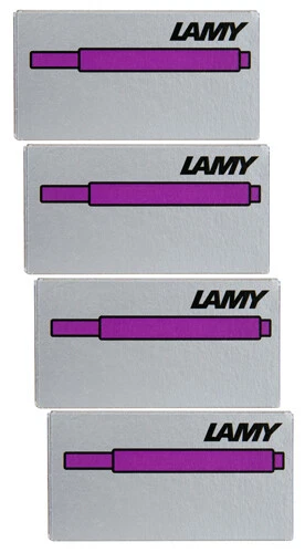 Lamy T10 Tintenpatronen violet (nicht löschbar) ***Sparpacks***