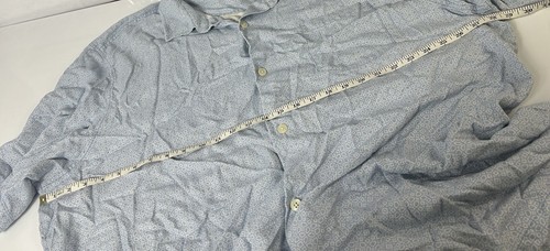 Tommy Bahama Hemd Herren 3XL Knopfleiste Kurzarm 100% Seide Geometrisch Blumenmuster - Bild 4 von 6