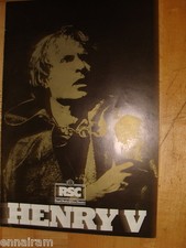 Royal Shakespeare Co. Theatre Henry V 1977 Souvenir Program Stratford-upon-Avon