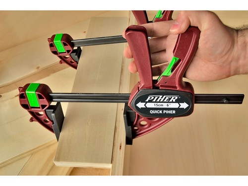 Piher Quick Einhandzwinge Schraubzwinge Zwinge Schnellzwinge Länge 150 - 900 mm - Bild 4 von 8