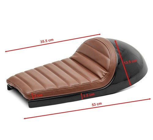 Asiento Caferacer para Yamaha XJR 1300 marron HP3 - Imagen 5 de 7