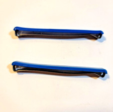 Barrettes Goody Blue 80s Lot Of 2 Stainless Steel 2.5 in. Vintage