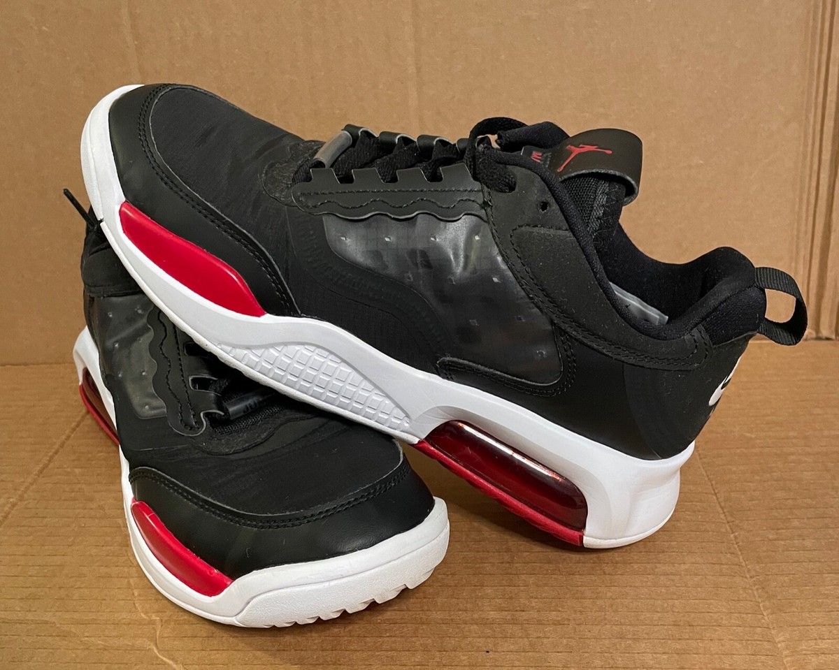 JORDAN MAX200 シューズ NIKE AIR JORDAN MAX 200 GS KIDS SHOES BLACK GYM RED 7Y NEW
