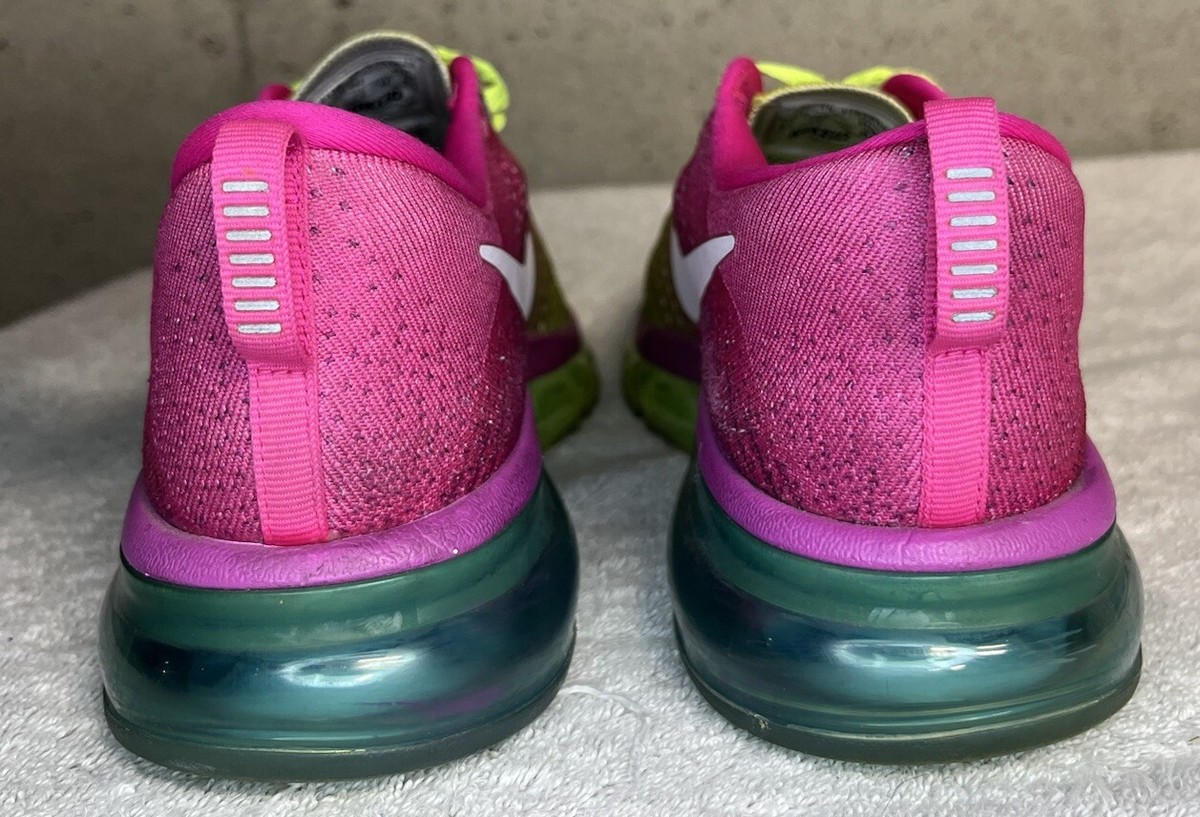 Nike Air Max Flyknit ID Pink-Lime Green-Blue Running Shoes Size 8.5 [845615-992] WMNS) Nike Air VaporMax 2021 Flyknit Next Nature  main image 4