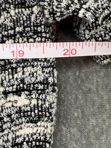 Lane Bryant Knobby Knit A-Line Dress Womens 22/24 Black White Flattering Career - Picture 10 of 12
