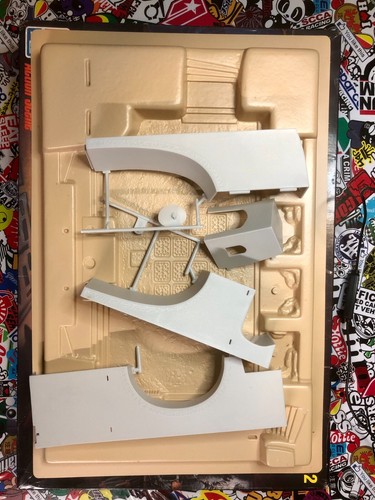 STAR WARS ACTION SCENE JABBA THE HUTT THRONE ROOM AMT 1995 DIORAMA, ESCENA RETRO - Foto 7 di 9