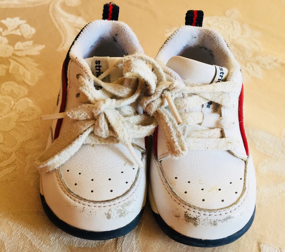 ZAPATOS BABY BOY PERFECTOS PRIMEROS TALLA 4W CUERO REAL PASEO ¡BUEN ESTADO! Foto 2 de 4