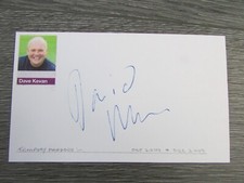 Dave Kevan Notts County & Stoke City Football Player Original Hand Signed Card