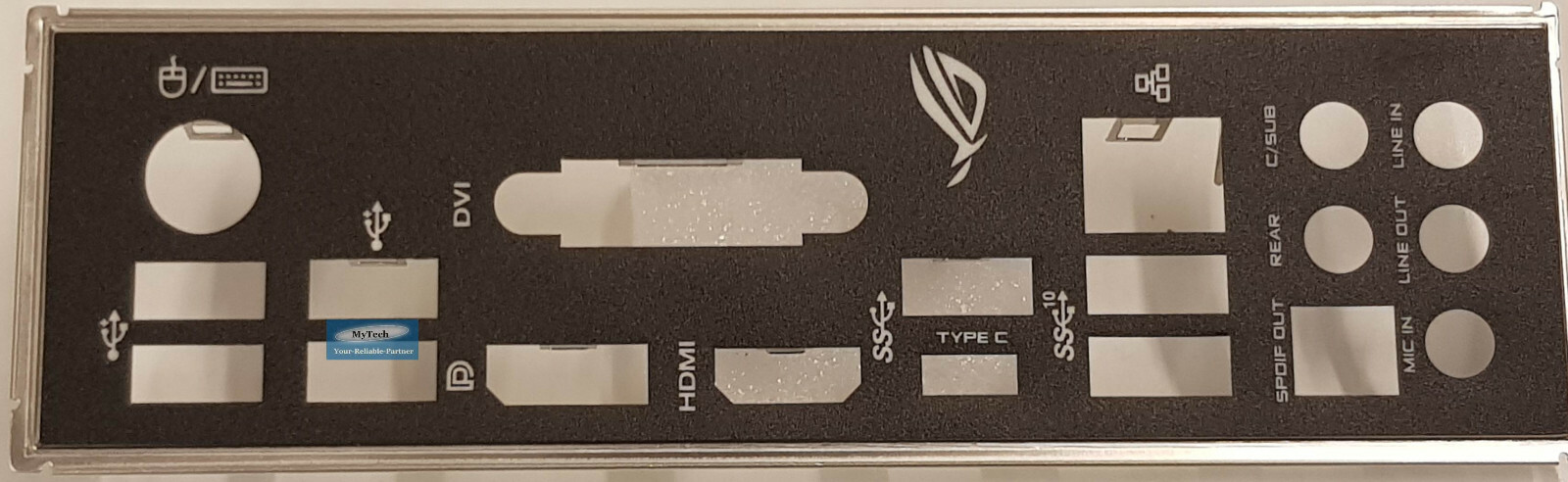 ASUS I/O IO SHIELD BLENDE BRACKET STRIX B365-F GAMING, ROG STRIX B365-F ...