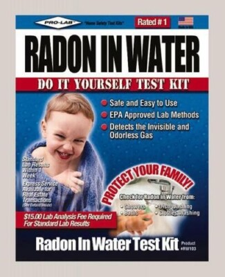 Pro-Lab RW103 Radon In Water Do It Yourself Test Kit