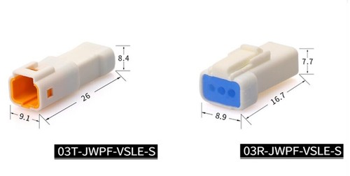 5 Sets 3 Pin Automotive Wire Connector Waterproof 03R-JWPF-VSLE-S 03T-JWPF-VSLE- - Picture 2 of 2