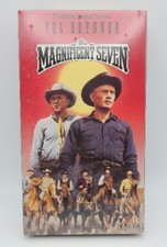 The Magnificent Seven VHS, 1991 Starring Yul Brynner Steve McQueen