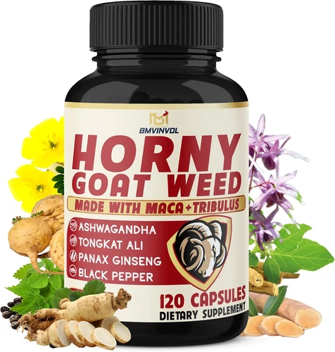 Horny Goat Weed for Men and Women with Maca, Tribulus, Ginseng, Ashwagandha, ... - Picture 12 of 12