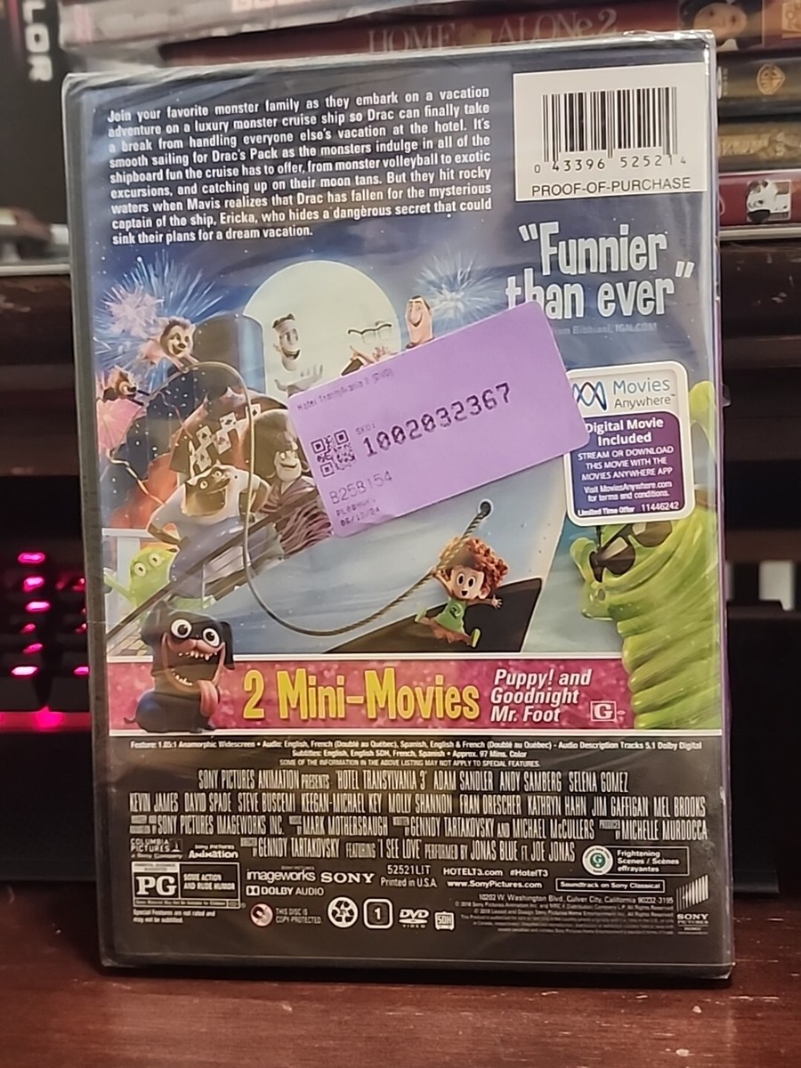 Hotel Transylvania 3: Summer Vacation (DVD, 2018) for sale online