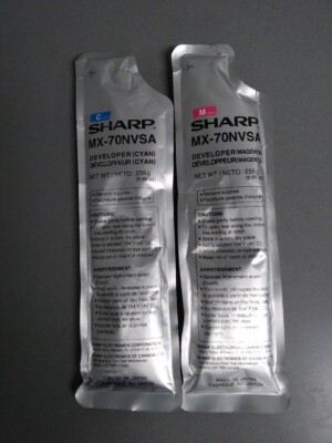 Sharp MX-70NVSA Cyan, MagentaTwo-Color Developer MX-5500N, MX-6200N, MX-7000N