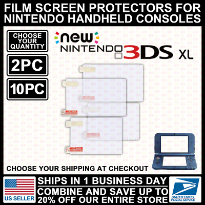 #ad Film Plastic Screen Protector For Nintendo New 3DS XL LL Model Console 2014 $19.99
