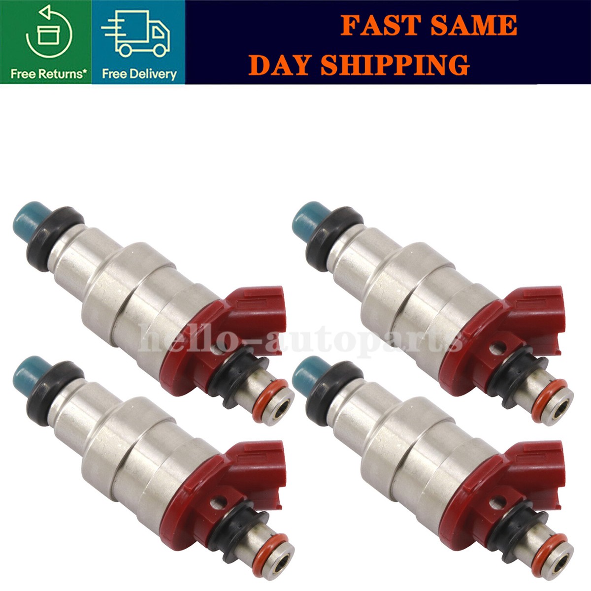 その他 non 4Pcs Fuel Injector For 1990-1993 Mazda B2600 Le5 Extended