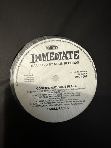 The Small Faces Ogdens Nut Gone Flake UK 1977 Reissue Nems Immediate ‘Tin’ - Picture 6 of 7
