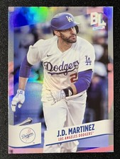 2024 Topps Big League Uncommon Foil J.D. Martinez #204 Los Angeles Dodgers