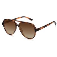 SOJOS Classic Polarized Aviator Sunglasses for Women Men, Retro Trendy Aviato...