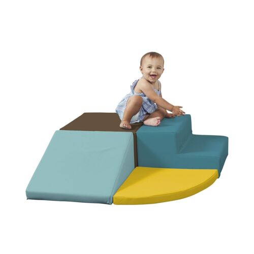 Soft Foam Toddler Playtime Corner Climber Set for Safe Indoor Adventures - Picture 3 of 11