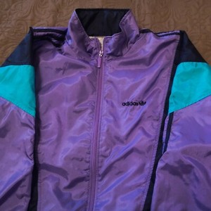 multi coloured adidas jacket