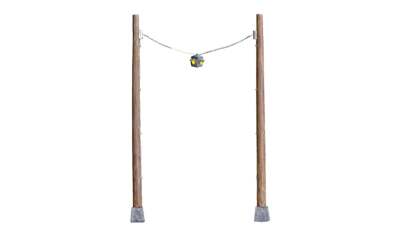 Woodland JP5652 HO Scale Just Plug Suspended Flashing Traffic Lights