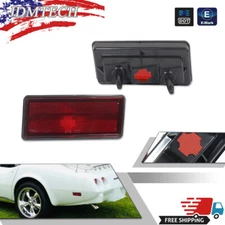 For 1974 - 1982 Corvette Rear Side Marker Light Lamps Lens Red C3 NEW Left+Right