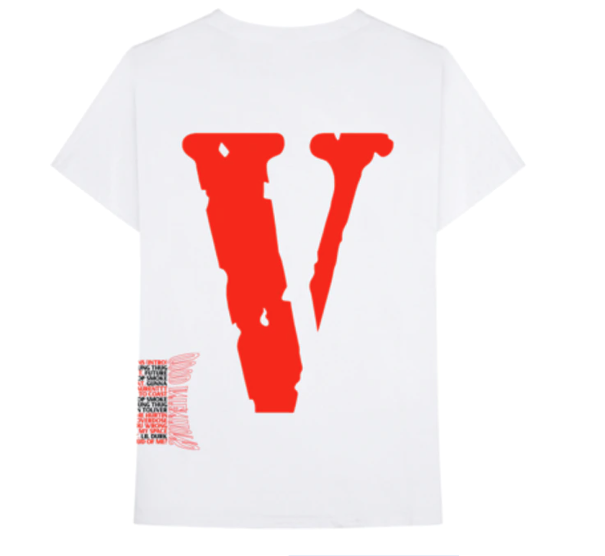 New VLONE x NAV White Bad Habits Good Intentions Tee 100