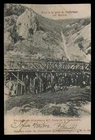 original postcard BULGARIA bridge at SESTRIMO station on Maritza
