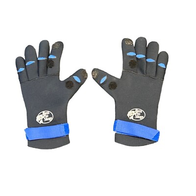 BASS PRO SHOPS -XPS Waterproof Slit Finger Angler Gloves Black